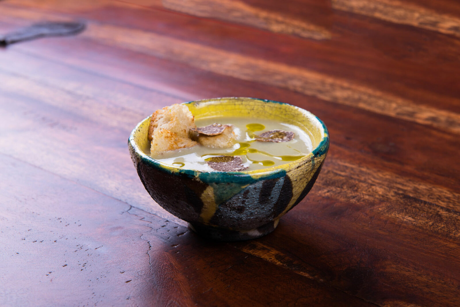 Velvety Artichoke Soup and WhiteTruffles