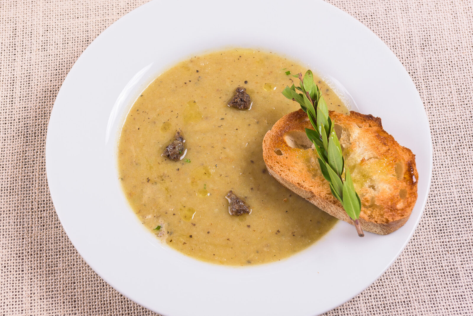 Truffled Leek and Potato Soup