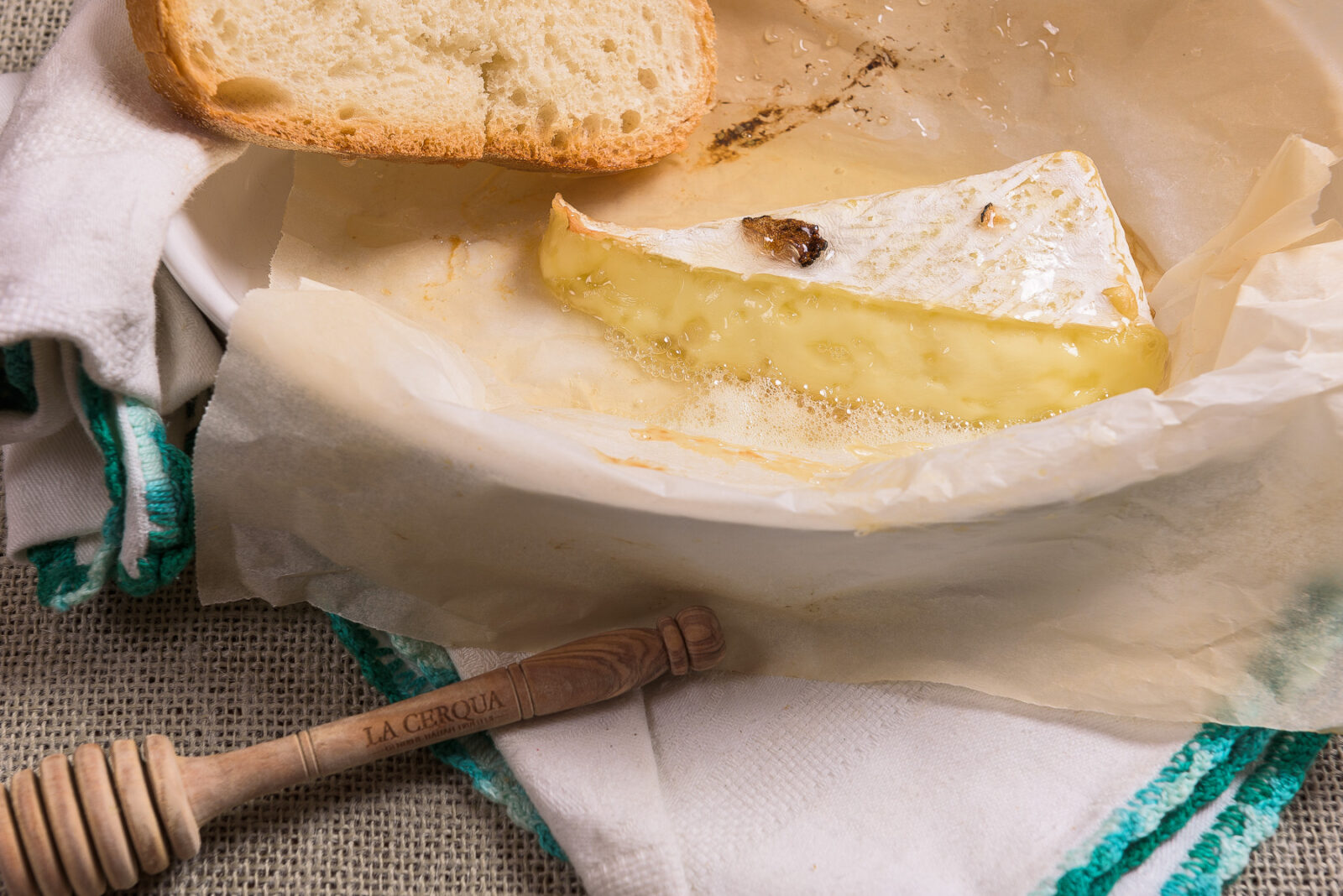 Baked Brie with Honey & Truffles